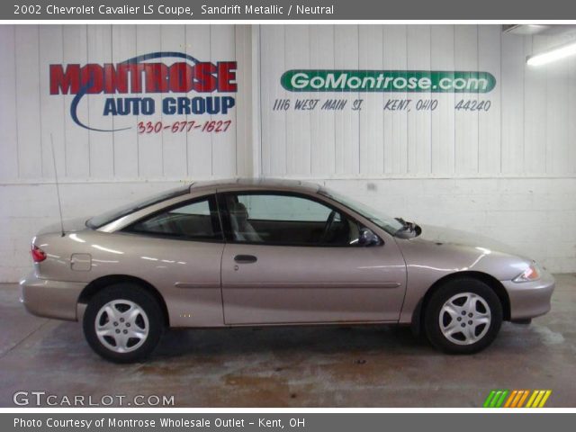 2002 Chevrolet Cavalier LS Coupe in Sandrift Metallic