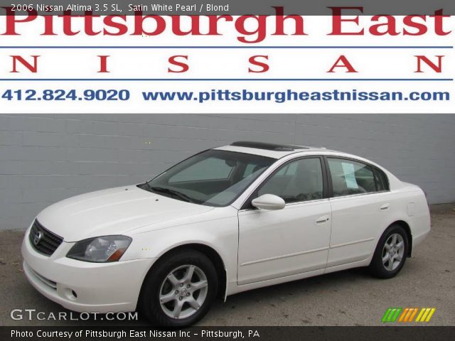 2006 Nissan Altima 3.5 SL in Satin White Pearl