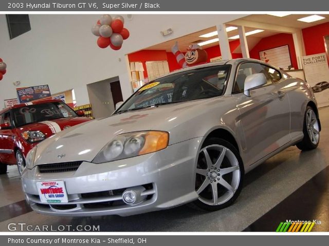 2003 Hyundai Tiburon GT V6 in Super Silver