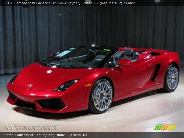 2010 Lamborghini Gallardo LP560-4 Spyder in Rosso Vik (Red Metallic)