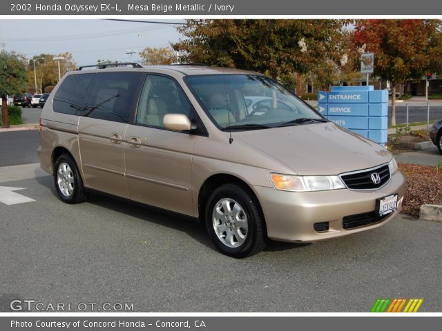2002 Honda Odyssey EX-L in Mesa Beige Metallic