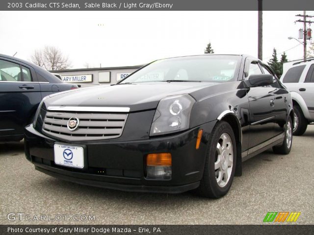 2003 Cadillac CTS Sedan in Sable Black