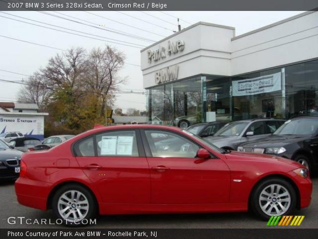 2007 BMW 3 Series 328xi Sedan in Crimson Red