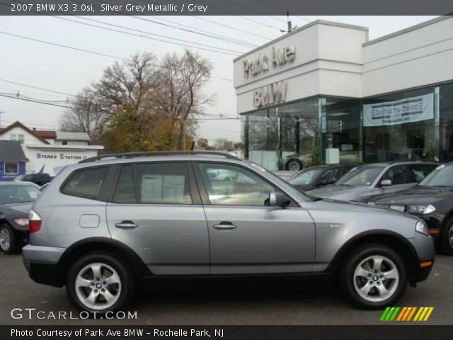 2007 BMW X3 3.0si in Silver Grey Metallic