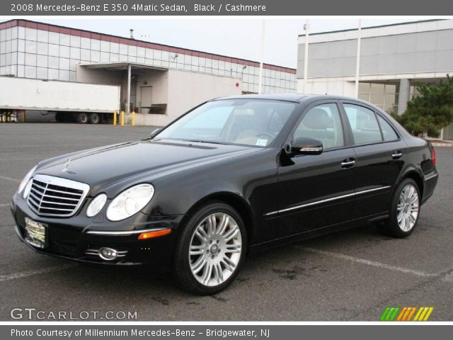 2008 Mercedes-Benz E 350 4Matic Sedan in Black