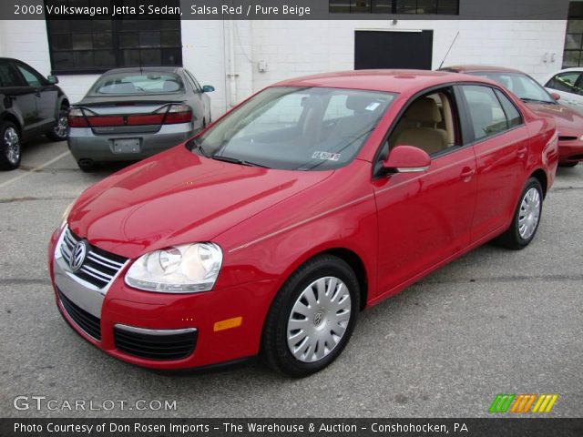 2008 Volkswagen Jetta S Sedan in Salsa Red