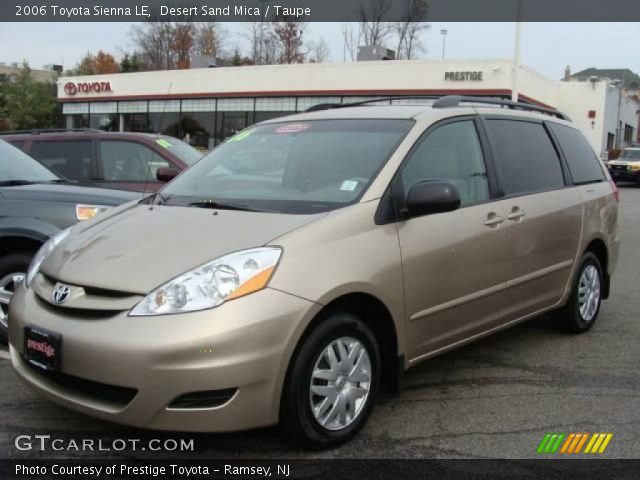 2006 Toyota Sienna LE in Desert Sand Mica