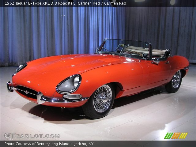 1962 Jaguar E-Type XKE 3.8 Roadster in Carmen Red