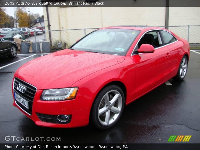 2009 Audi A5 3.2 quattro Coupe in Brilliant Red
