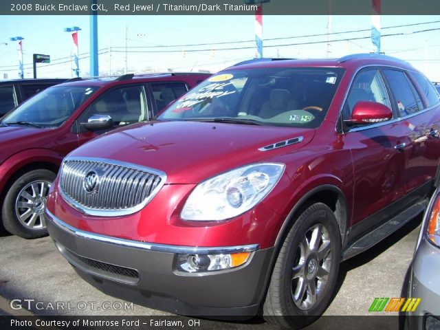 2008 Buick Enclave CXL in Red Jewel