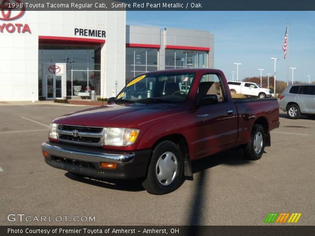 1998 Toyota Tacoma Regular Cab in Sunfire Red Pearl Metallic