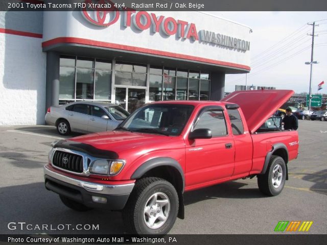 2001 Toyota Tacoma TRD Xtracab 4x4 in Radiant Red