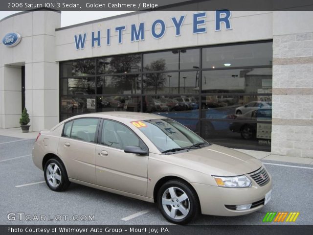 2006 Saturn ION 3 Sedan in Golden Cashmere