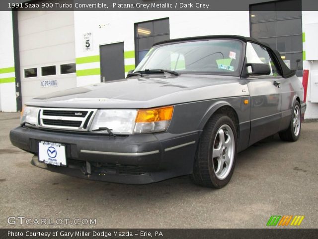 1991 Saab 900 Turbo Convertible in Platana Grey Metallic