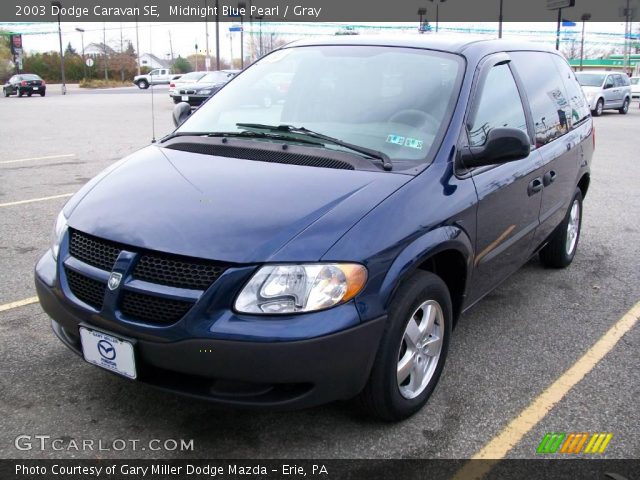 2003 Dodge Caravan SE in Midnight Blue Pearl