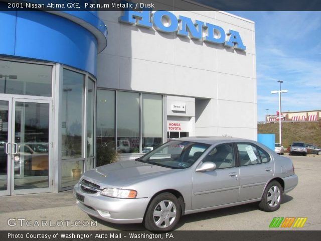 2001 Nissan Altima GXE in Platinum Metallic
