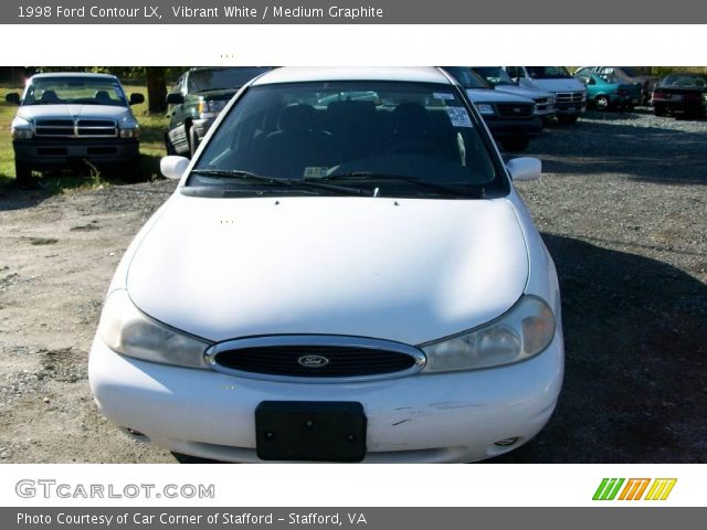 1998 Ford Contour LX in Vibrant White