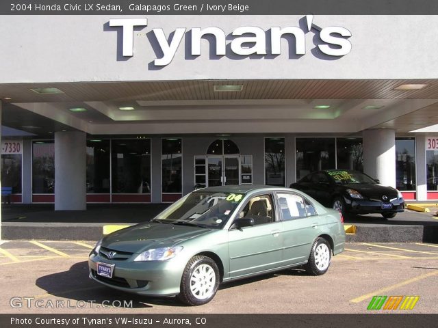 2004 Honda Civic LX Sedan in Galapagos Green