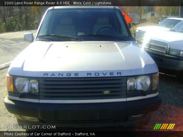 2000 Land Rover Range Rover 4.6 HSE in White Gold