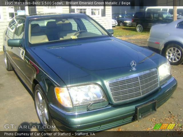 1995 Mercedes-Benz S 500 Sedan in Brilliant Emerald Green Metallic