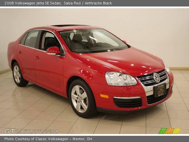 2008 Volkswagen Jetta SE Sedan in Salsa Red