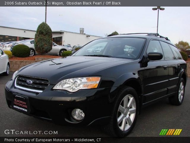 2006 Subaru Outback 2.5i Wagon in Obsidian Black Pearl