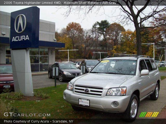 2006 Toyota Highlander Limited 4WD in Millenium Silver Metallic