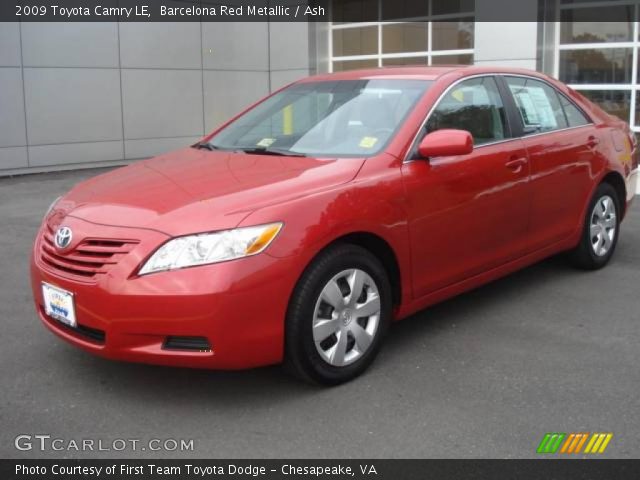 2009 Toyota Camry LE in Barcelona Red Metallic
