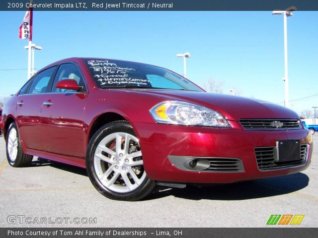 2009 Chevrolet Impala LTZ in Red Jewel Tintcoat