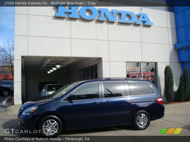 2006 Honda Odyssey EX in Midnight Blue Pearl