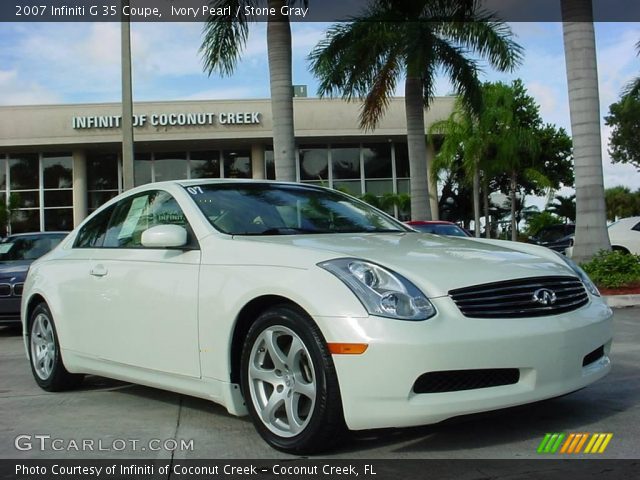 2007 Infiniti G 35 Coupe in Ivory Pearl