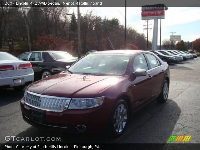 2007 Lincoln MKZ AWD Sedan in Merlot Metallic