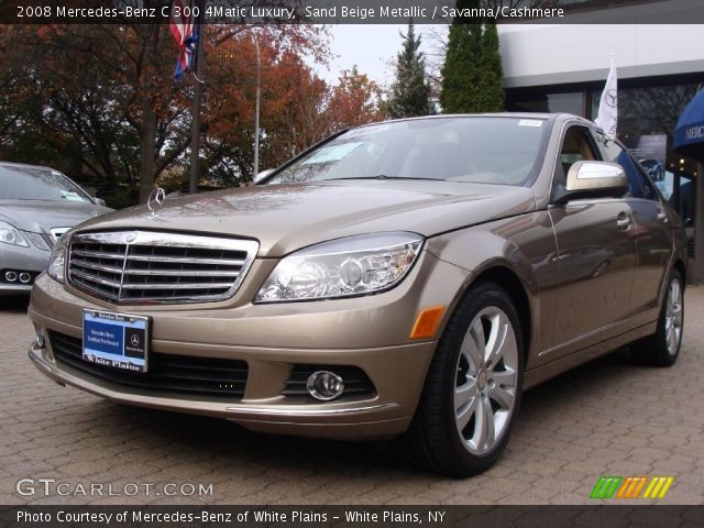 2008 Mercedes-Benz C 300 4Matic Luxury in Sand Beige Metallic