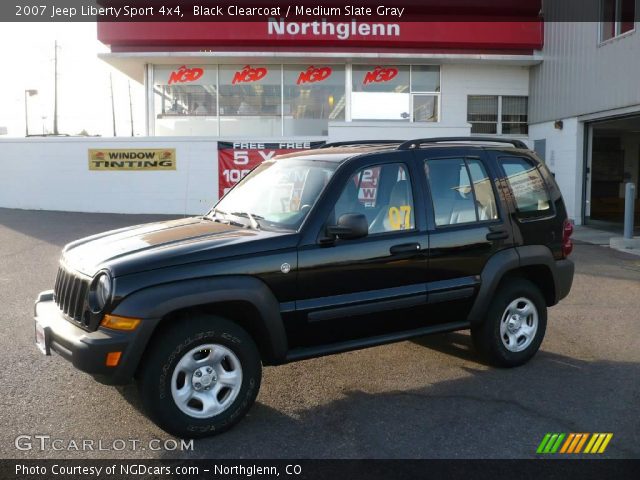 2007 Jeep Liberty Sport 4x4 in Black Clearcoat