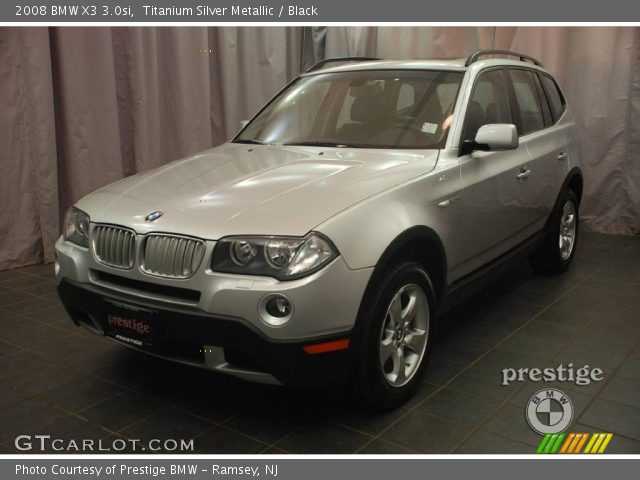 2008 BMW X3 3.0si in Titanium Silver Metallic
