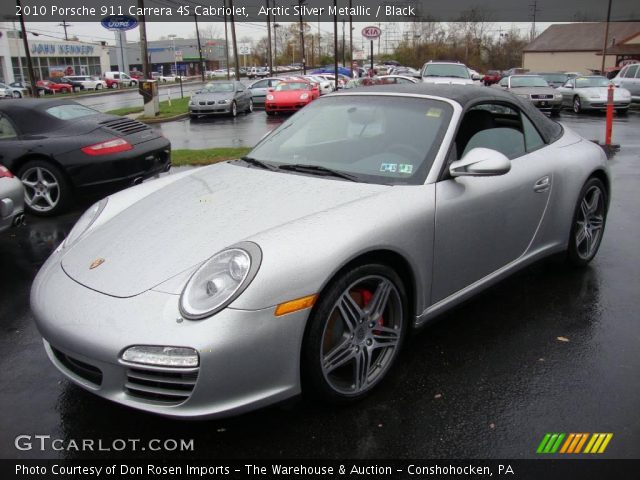 2010 Porsche 911 Carrera 4S Cabriolet in Arctic Silver Metallic