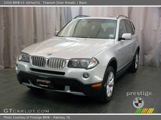 2009 BMW X3 xDrive30i in Titanium Silver Metallic