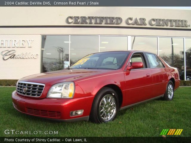 2004 Cadillac DeVille DHS in Crimson Red Pearl
