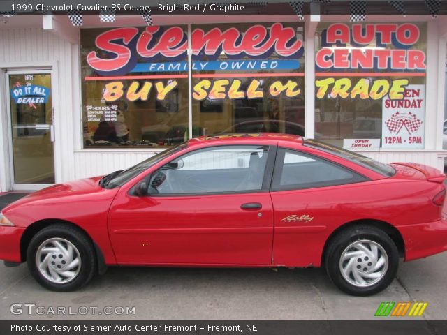 1999 Chevrolet Cavalier RS Coupe in Bright Red