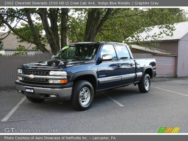 2002 Chevrolet Silverado 1500 HD LS Crew Cab 4x4 in Indigo Blue Metallic