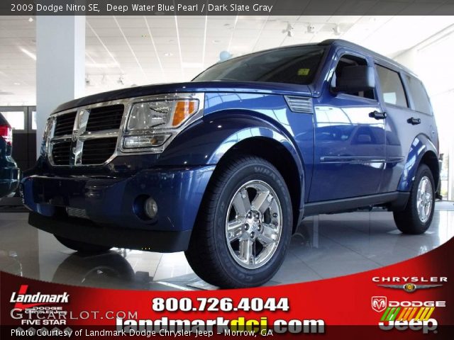 2009 Dodge Nitro SE in Deep Water Blue Pearl