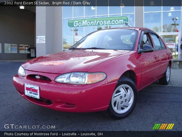 2002 Ford Escort SE Sedan in Bright Red