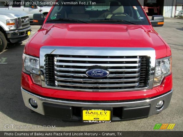 2010 Ford F150 XLT SuperCrew in Vermillion Red
