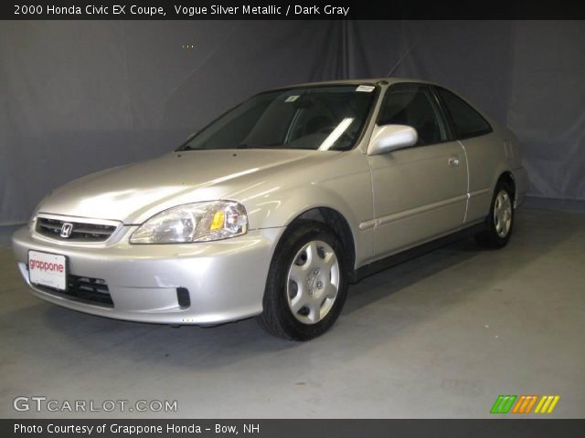 2000 Honda Civic EX Coupe in Vogue Silver Metallic