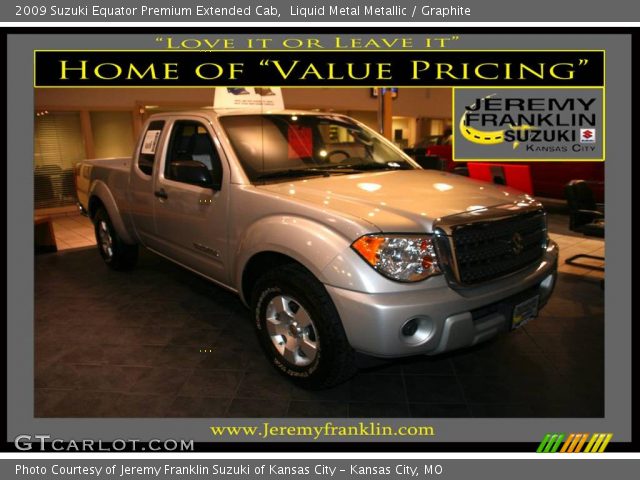 2009 Suzuki Equator Premium Extended Cab in Liquid Metal Metallic