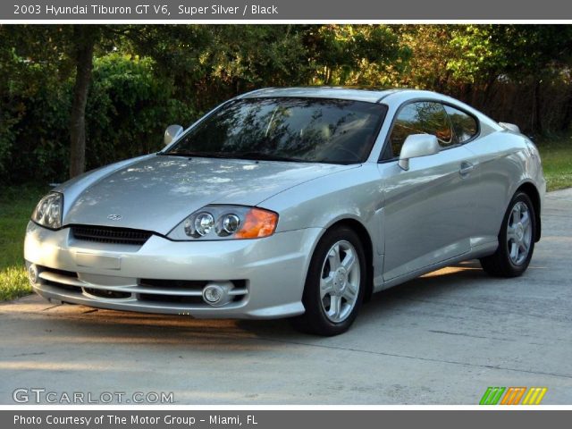 2003 Hyundai Tiburon GT V6 in Super Silver