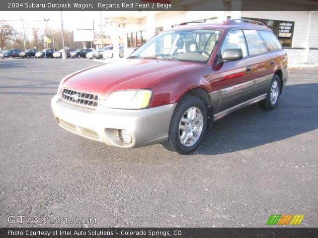 2004 Subaru Outback Wagon in Regatta Red Pearl