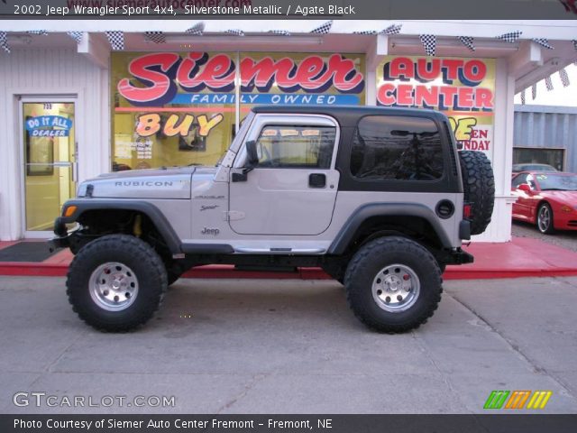 2002 Jeep Wrangler Sport 4x4 in Silverstone Metallic