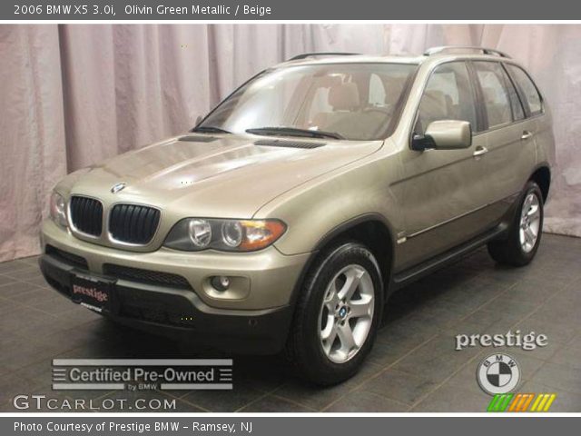 2006 BMW X5 3.0i in Olivin Green Metallic