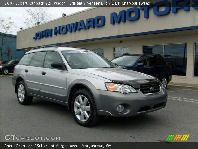 2007 Subaru Outback 2.5i Wagon in Brilliant Silver Metallic